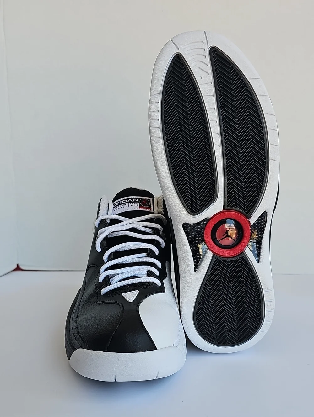 Jordan Jumpman Team 1 Black Varsity Red Shoes Mens Size 9 CV8926-002 NIB